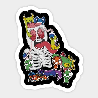 Mmm.. Brains! (Zombie Mayhem) Sticker